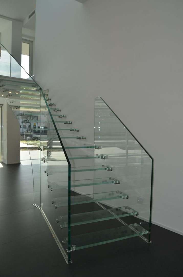 All glass stairs, Siller Treppen/Stairs/Scale Siller Treppen/Stairs/Scale Tangga Kaca Stairs