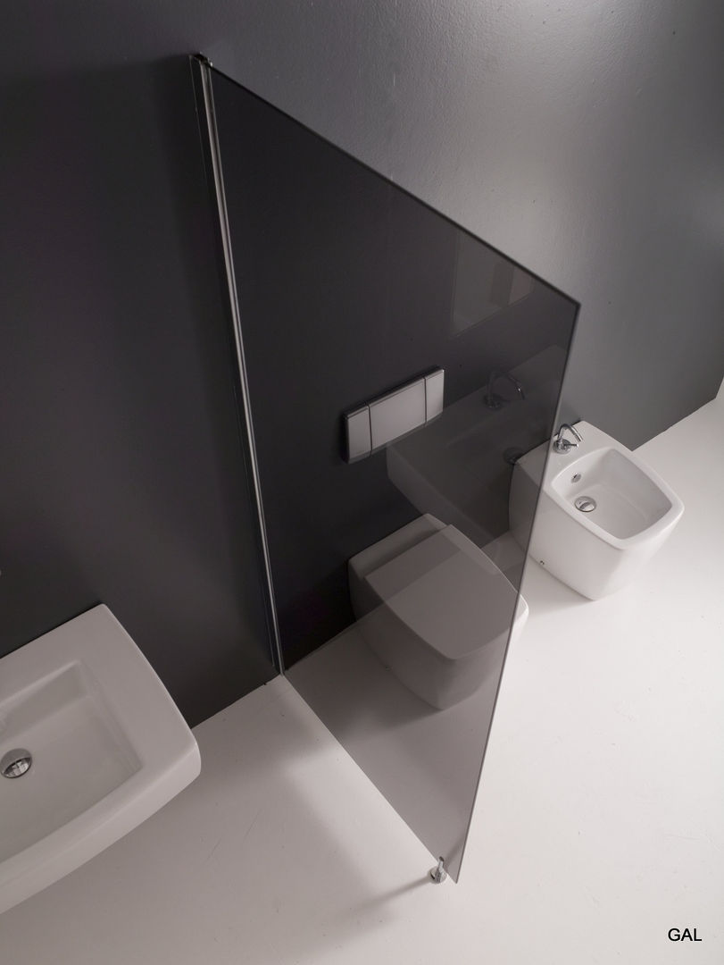 Pareti doccia in cristallo_Walk in, GAL srl GAL srl 現代浴室設計點子、靈感&圖片 浴缸與淋浴設備
