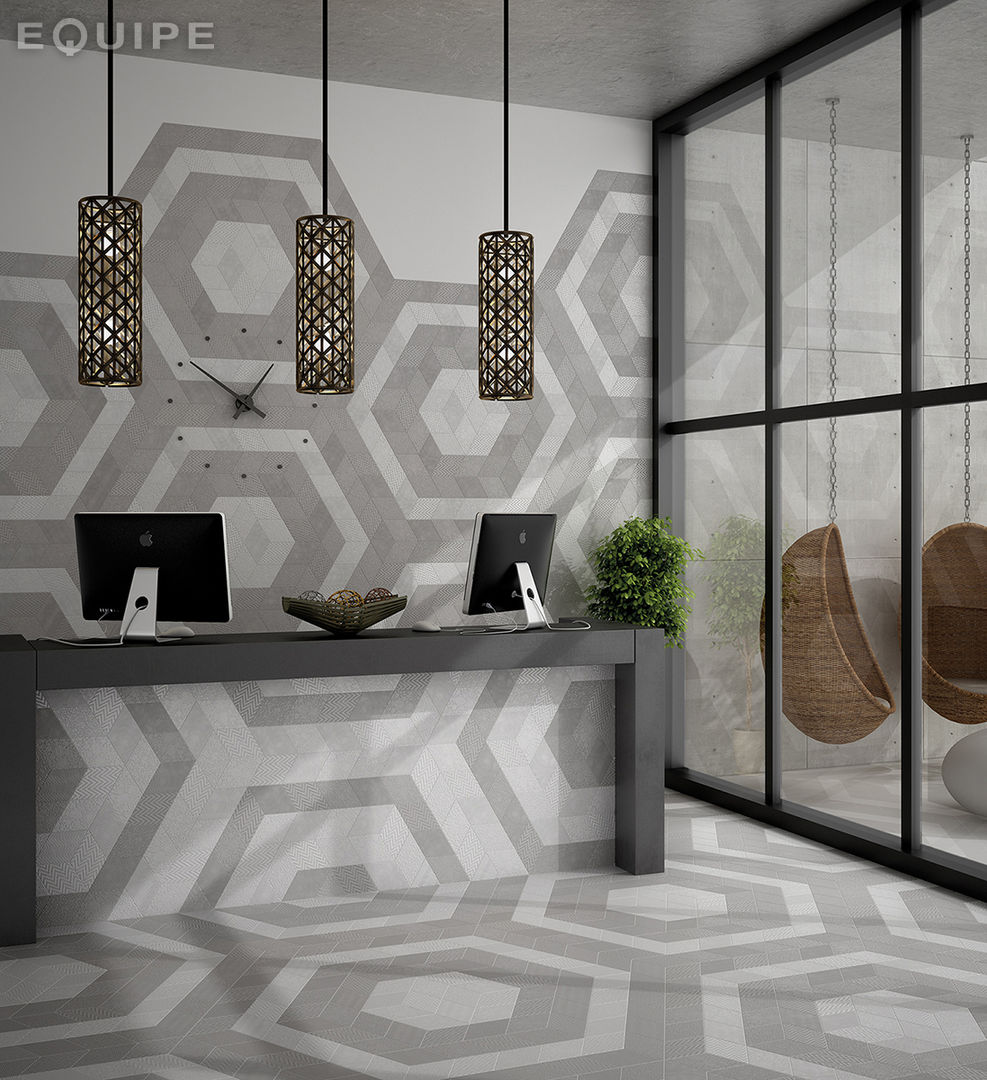 Rhombus Wall / Floor Tile, Equipe Ceramicas Equipe Ceramicas Modern Walls and Floors