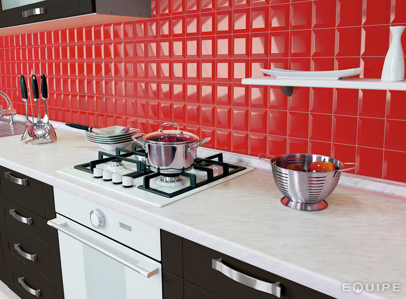 Metro Rosso homify Casas modernas