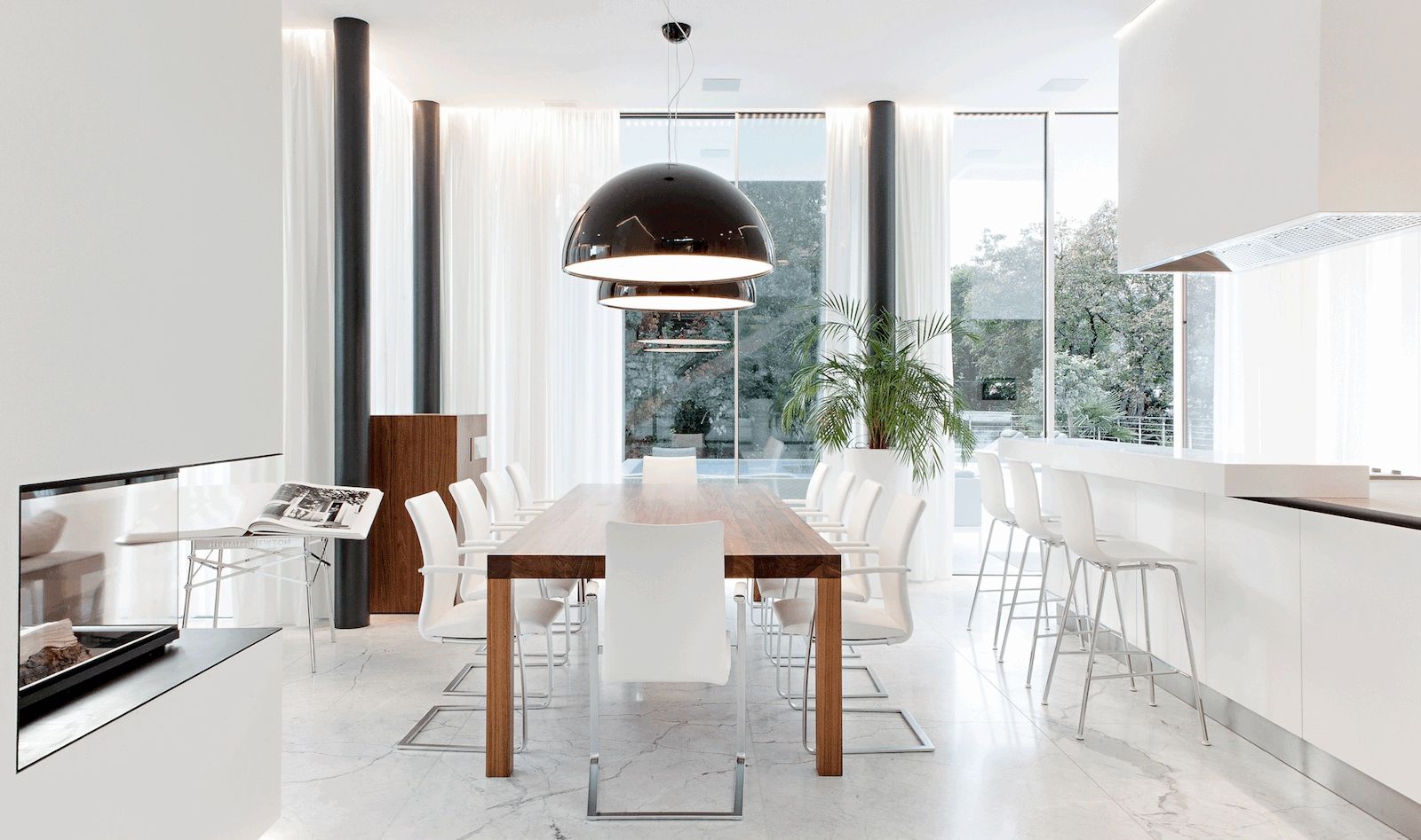 Casa M, monovolume architecture + design monovolume architecture + design Modern dining room