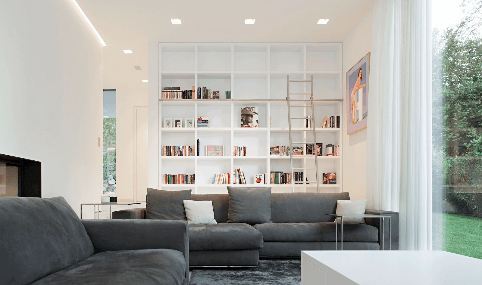 Casa M, monovolume architecture + design monovolume architecture + design Modern living room