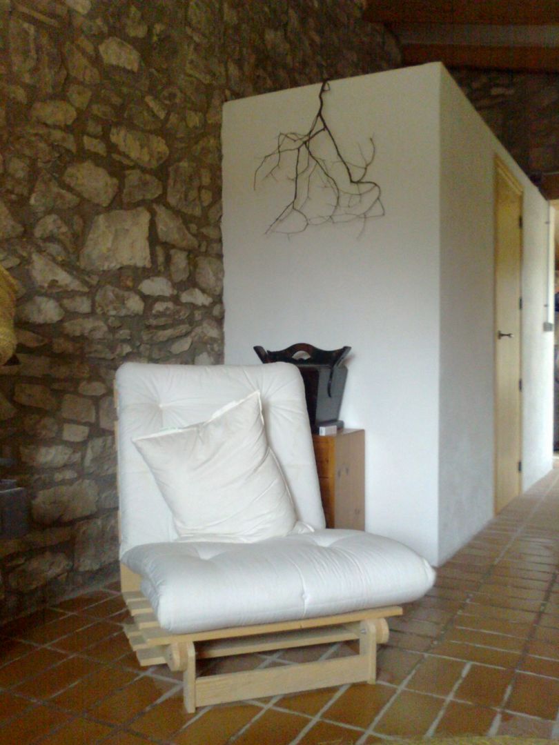 casa en Mequinenza, Alacet Arquitectura SL Alacet Arquitectura SL Country style corridor, hallway& stairs