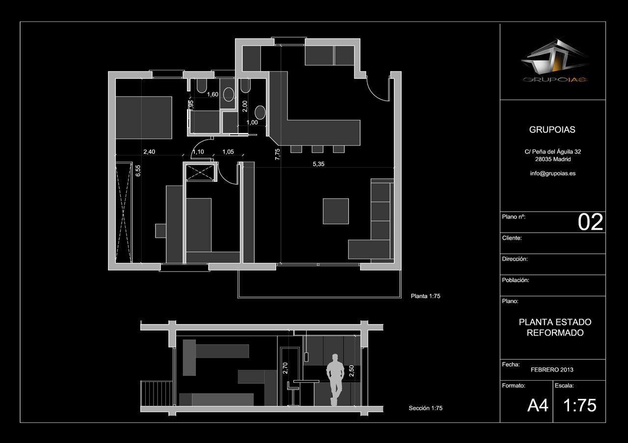 Diseño y reforma de vivienda en Madrid, Empresa constructora en Madrid Empresa constructora en Madrid Moderne huizen