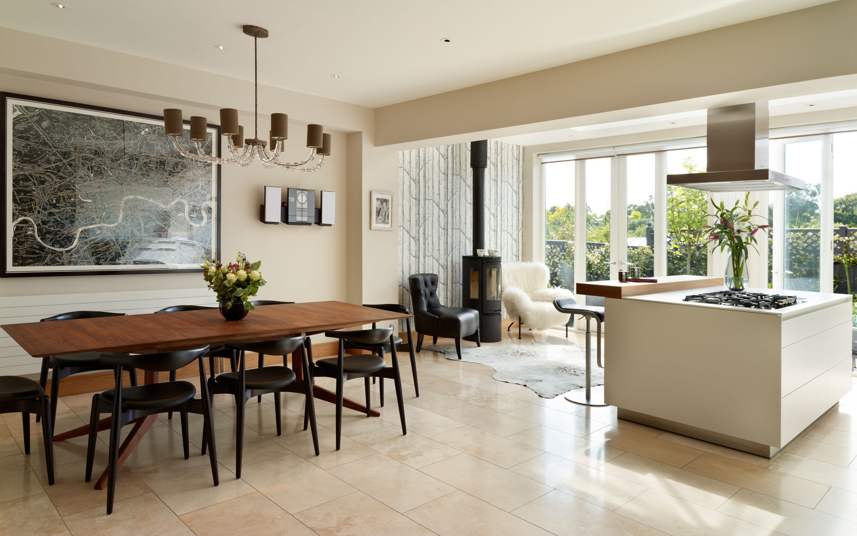 Contemporary townhouse Kitchen Architecture Modern kitchen kitchen architecture,bulthaup,bulthaup b3,bespoke kitchen,contemporary kitchen,integrated kitchen,kitchen dining,sociable living,family entertaining