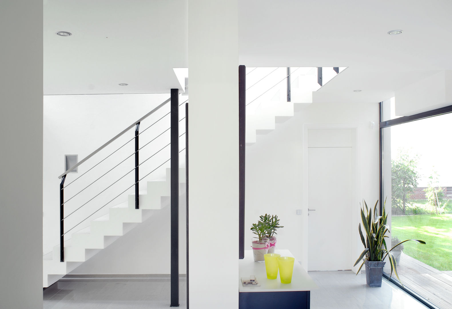 Haus Börger, Architekten Spiekermann Architekten Spiekermann Modern Corridor, Hallway and Staircase