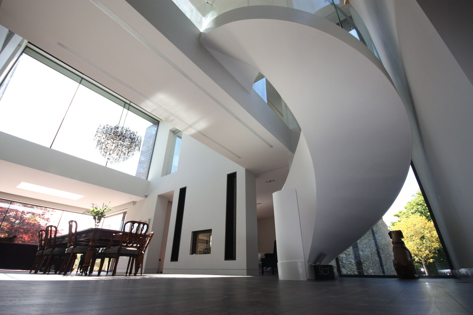 Des Ewing Residential Architects Des Ewing Residential Architects Modern corridor, hallway & stairs