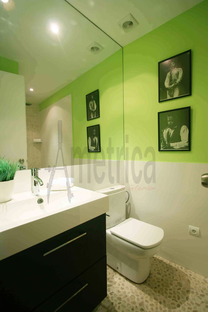 Apartamento Jazz, Ametrica & Interior, S.L. Ametrica & Interior, S.L. Eclectic style bathroom