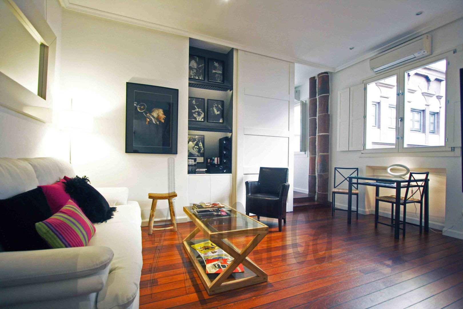 Apartamento Jazz, Ametrica & Interior, S.L. Ametrica & Interior, S.L. Salas de estar ecléticas