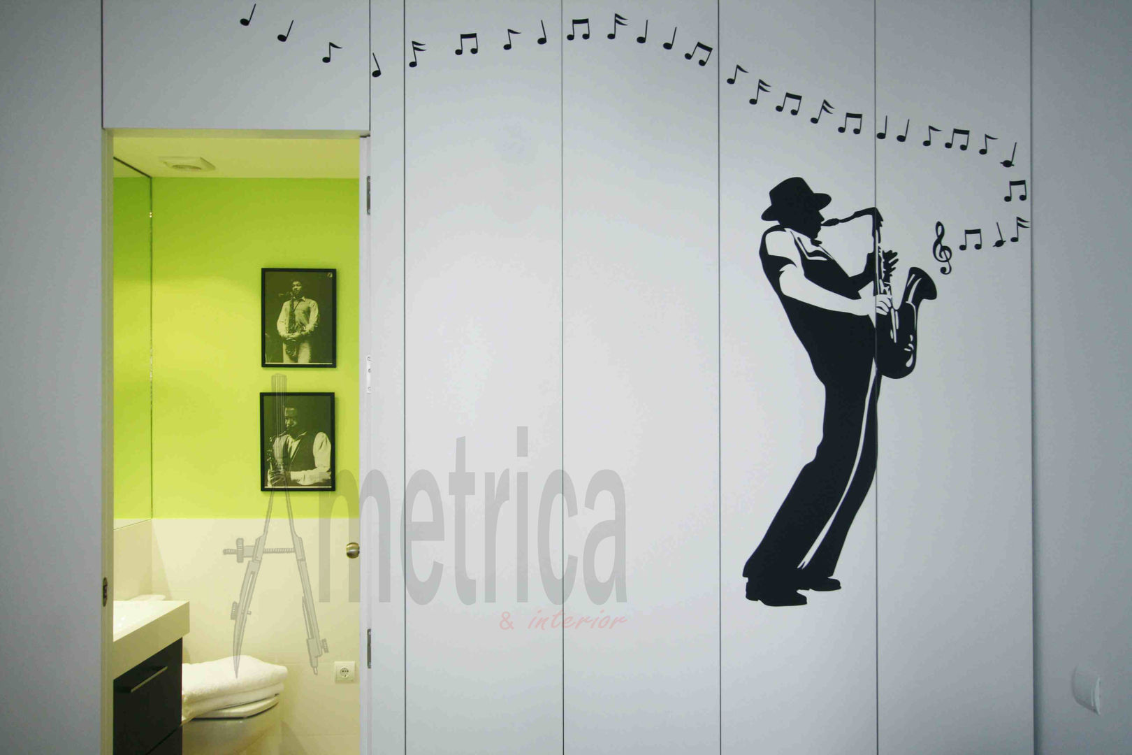 Apartamento Jazz, Ametrica & Interior, S.L. Ametrica & Interior, S.L. Ausgefallene Wohnzimmer