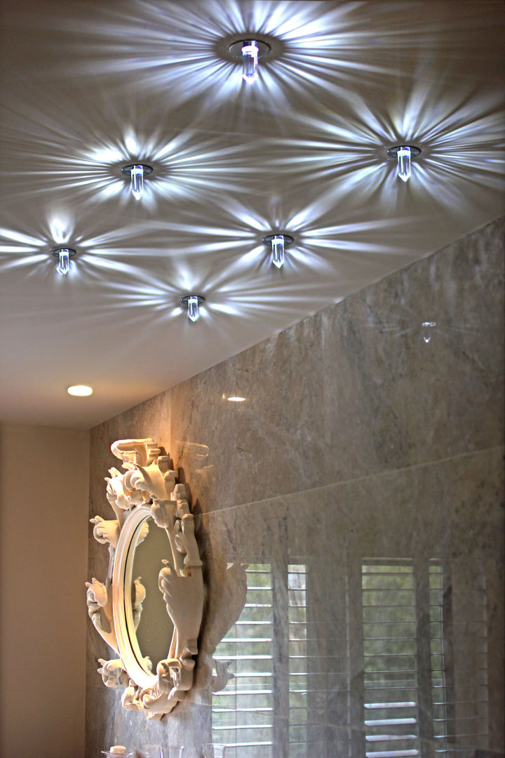 Beautiful Crystal Lighting homify Eclectic style corridor, hallway & stairs Lighting