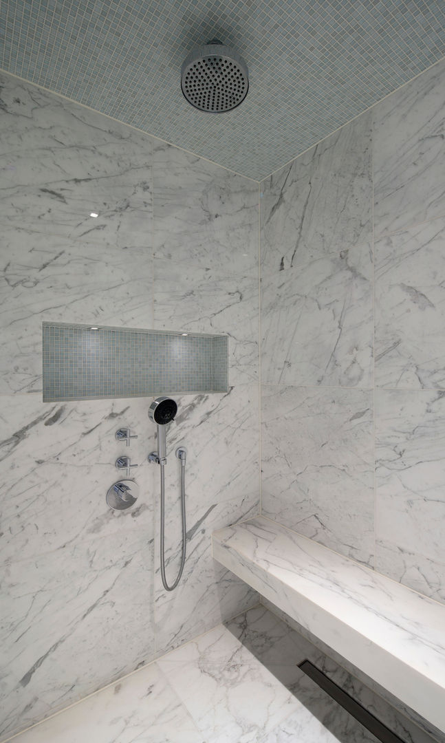 Italian Marble Shower Enclosure Amarestone Moderne Badezimmer