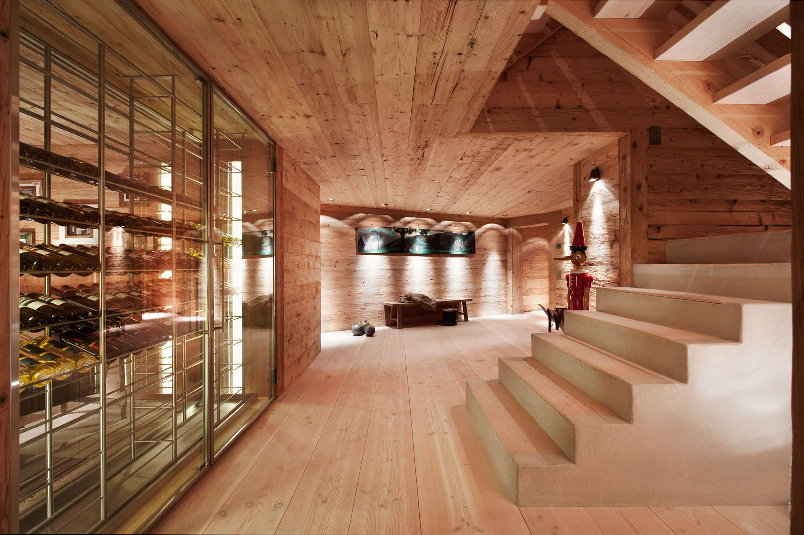 Chalet Gstaad, Ardesia Design Ardesia Design Rustic style wine cellar