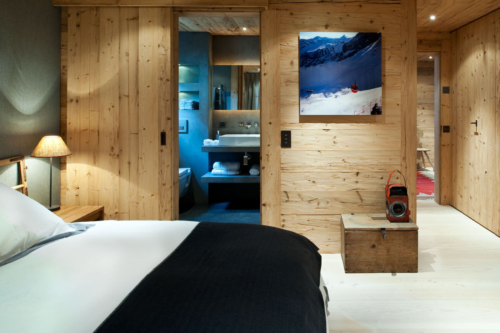 Chalet Gstaad, Ardesia Design Ardesia Design ห้องนอน