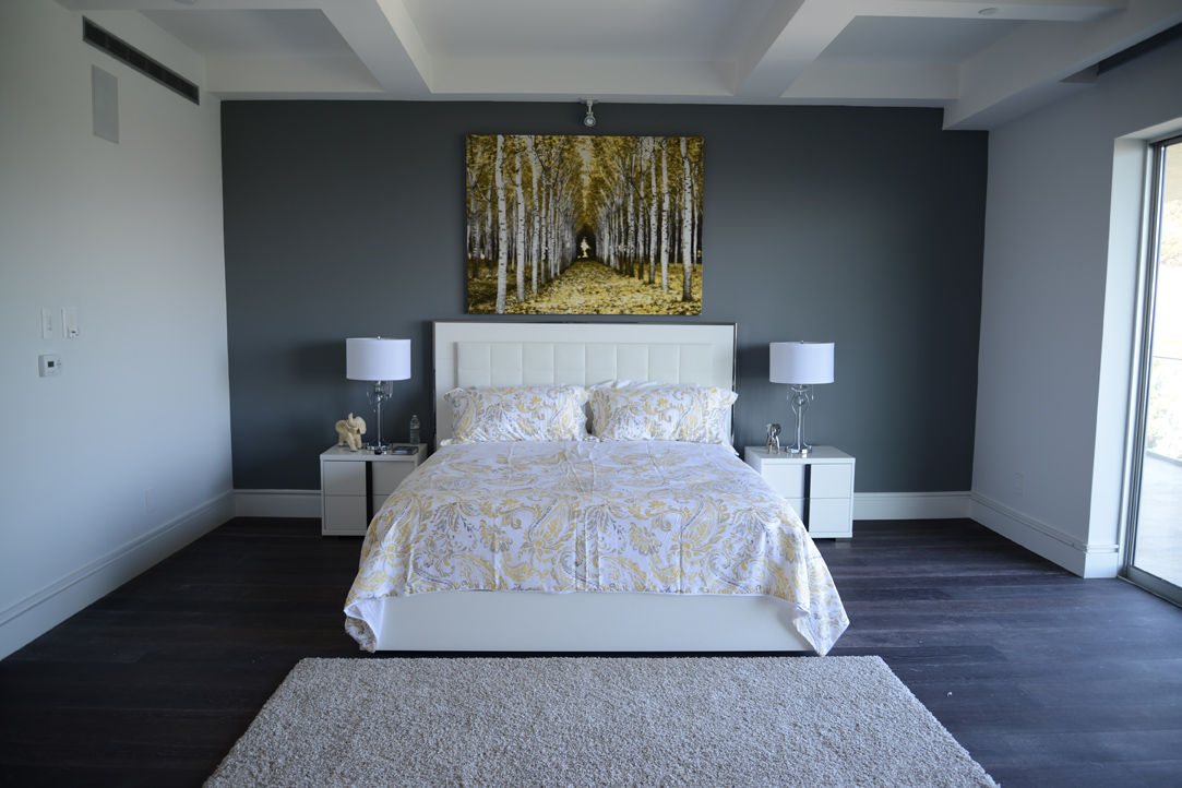 Nightingale Decor, Hollywood Hills, Erika Winters® Design Erika Winters® Design Phòng ngủ phong cách hiện đại