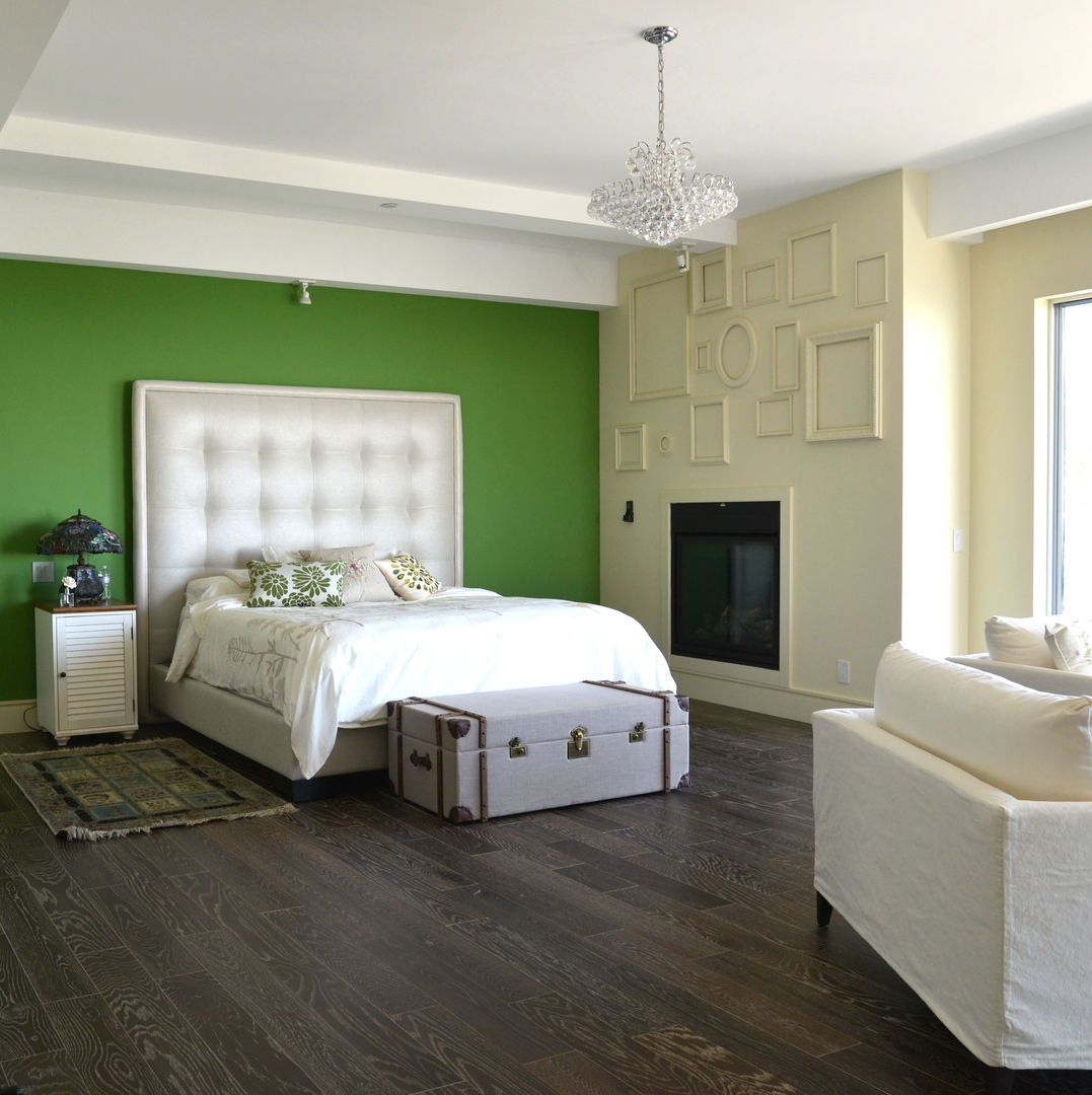 Nightingale Decor, Hollywood Hills CA. 2014 Erika Winters® Design Dormitorios modernos