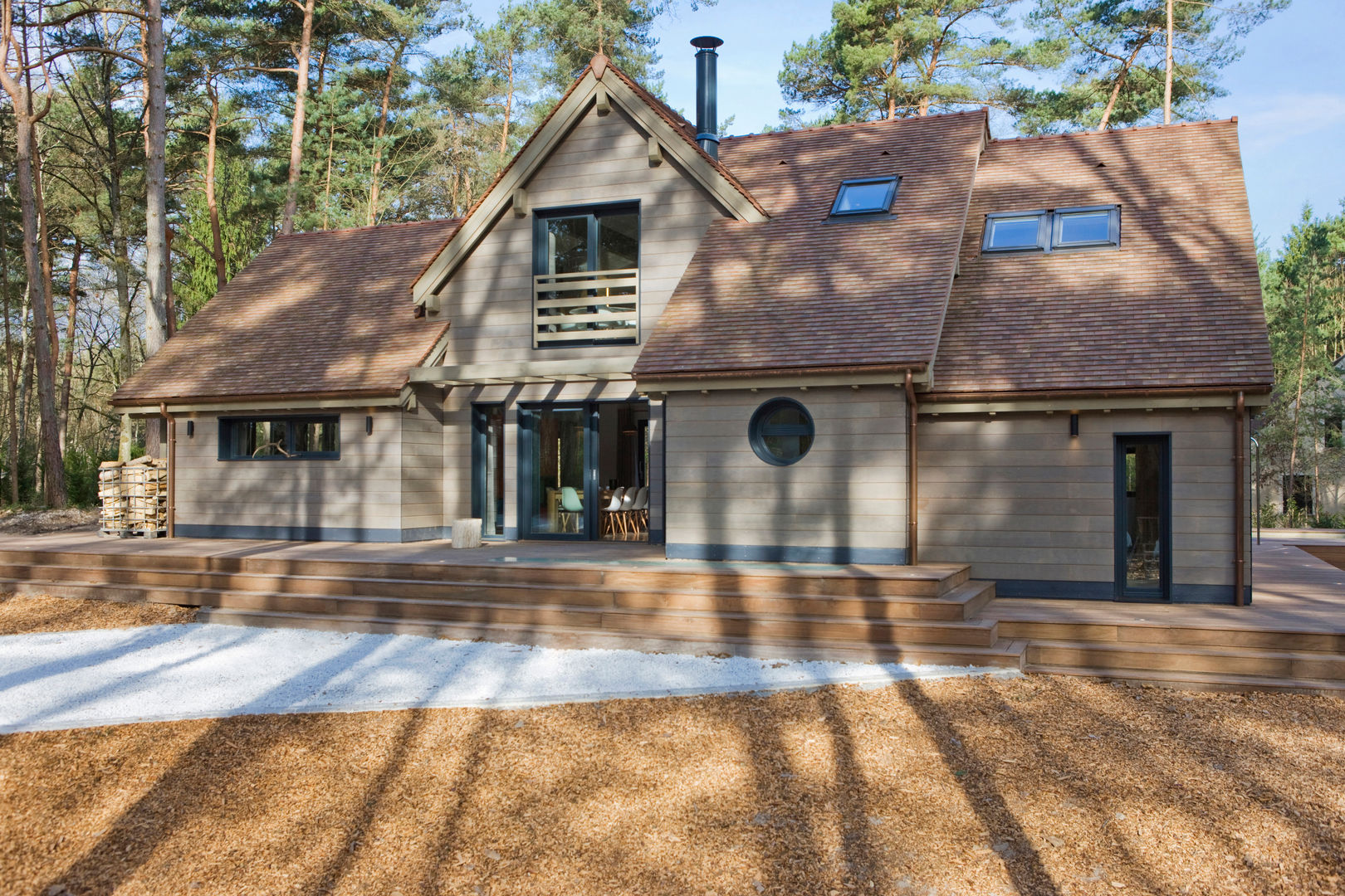 Maison ossature bois, blackStones blackStones Casas estilo moderno: ideas, arquitectura e imágenes