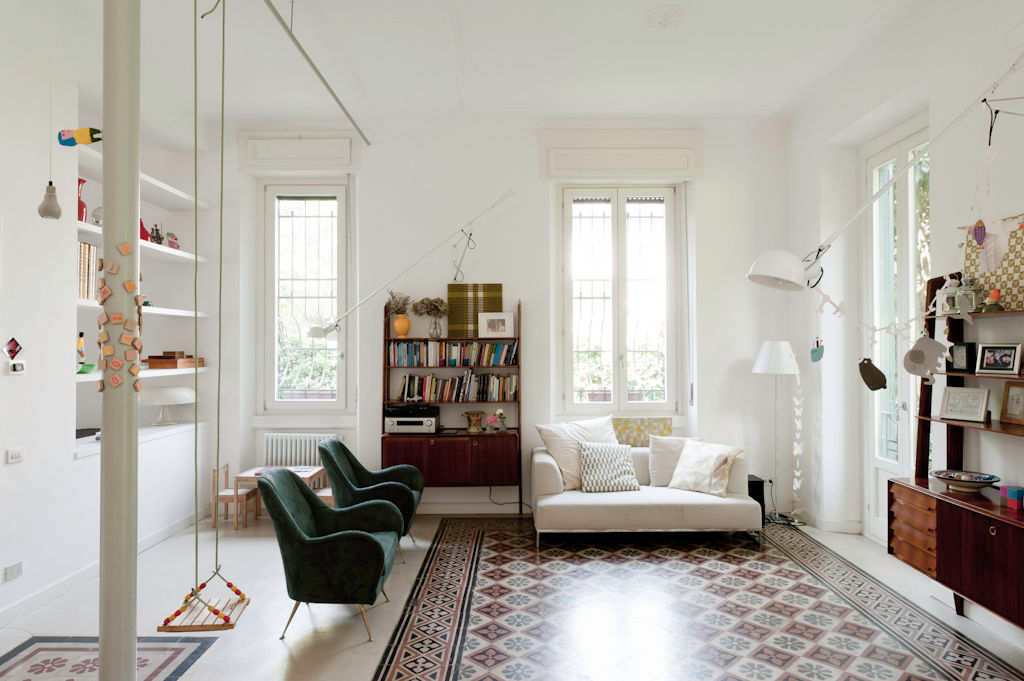 homify Ruang keluarga: Ide desain interior, inspirasi & gambar