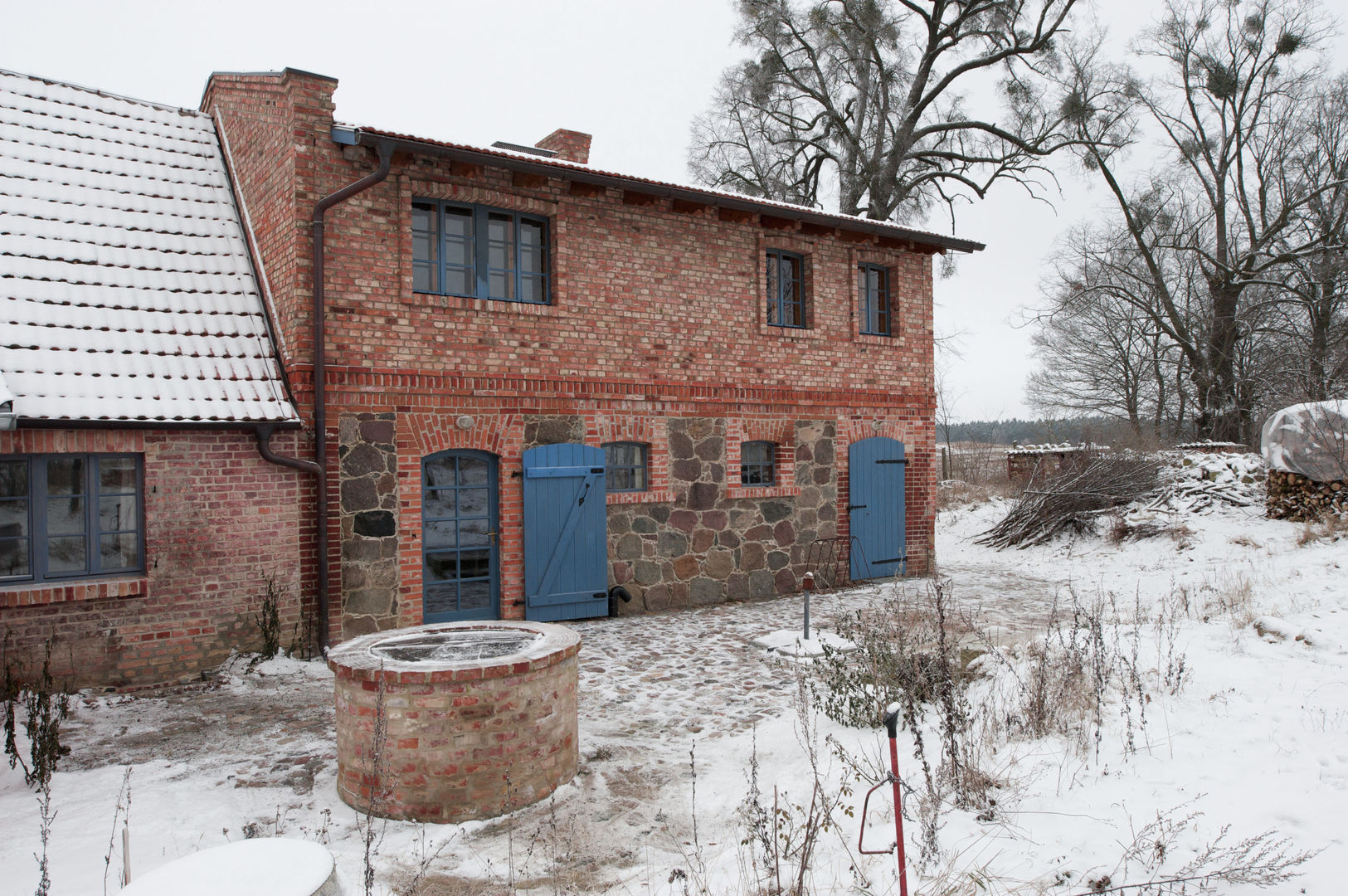 Stallausbau Friedenfelde/Uckermark, Gabriele Riesner Architektin Gabriele Riesner Architektin Jardin rustique