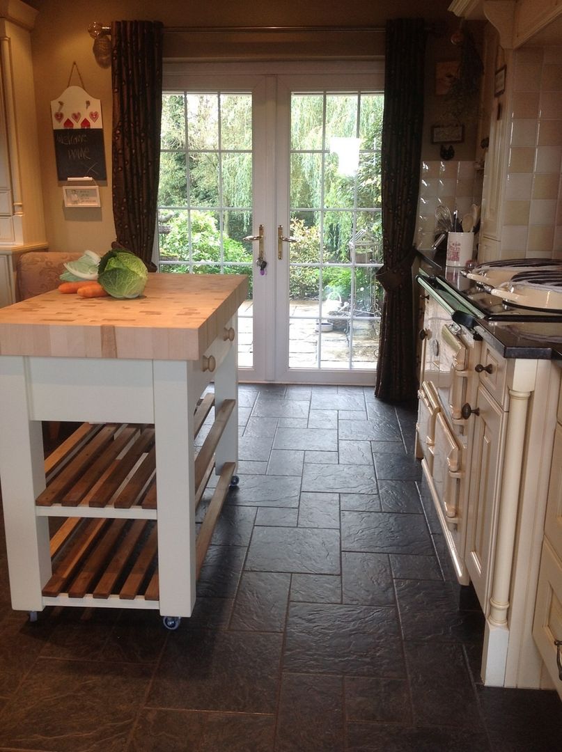 Butchers block island - end grain beech, Country Interiors Country Interiors Kitchen