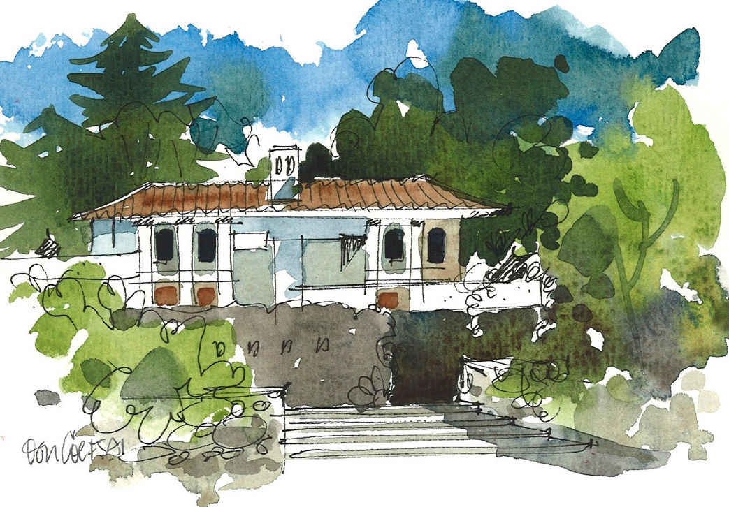 Traditional Villa on sloping site homify Casas modernas