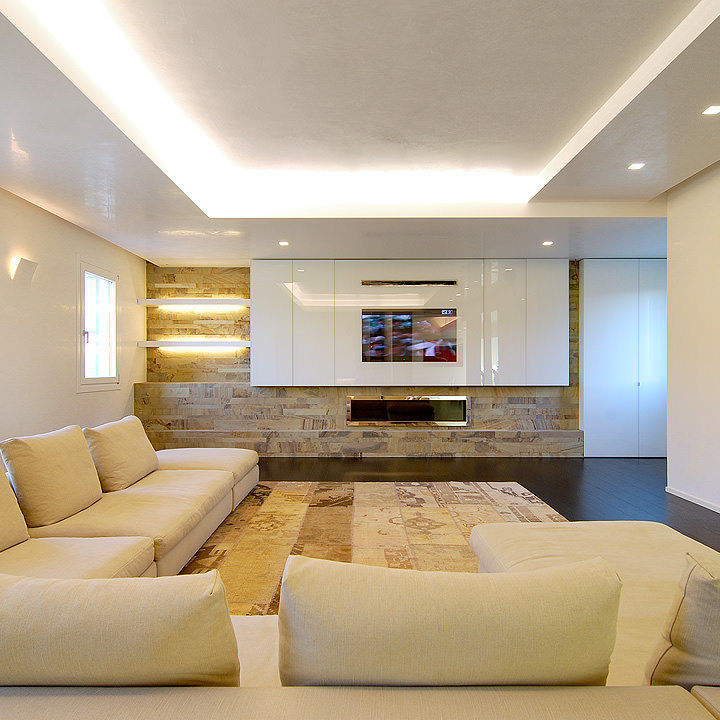 Private Villa, Ni.va. Srl Ni.va. Srl Modern style media rooms