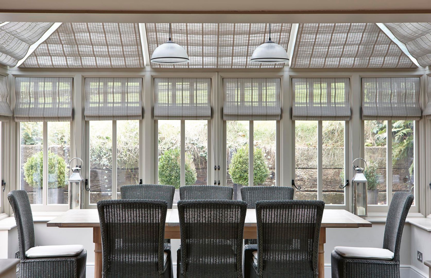 Country Home Conservatory Charlotte Crosland Interiors Comedores de estilo rural