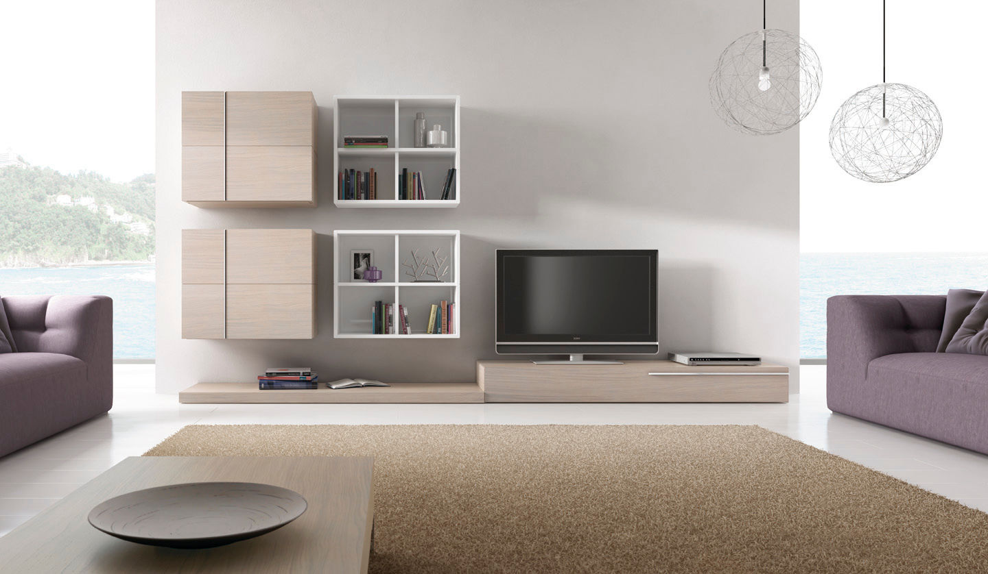 Algunas ideas de salón, DESIGNA STUDIO DESIGNA STUDIO Modern living Storage