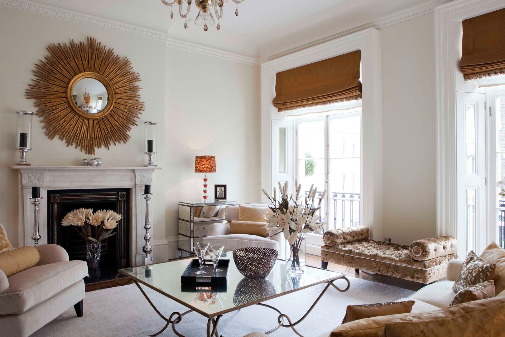 Living Room Siobhan Loates Design Ltd Klasyczny