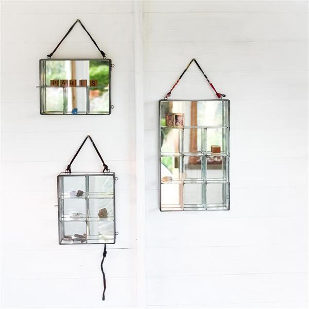 Glass Mirror Boxes Loop the Loop Rustic style house