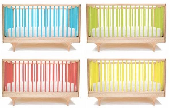 KALON Studios Caravan Crib Babybett 70x140cm, KIND DER STADT KIND DER STADT Modern nursery/kids room Beds & cribs