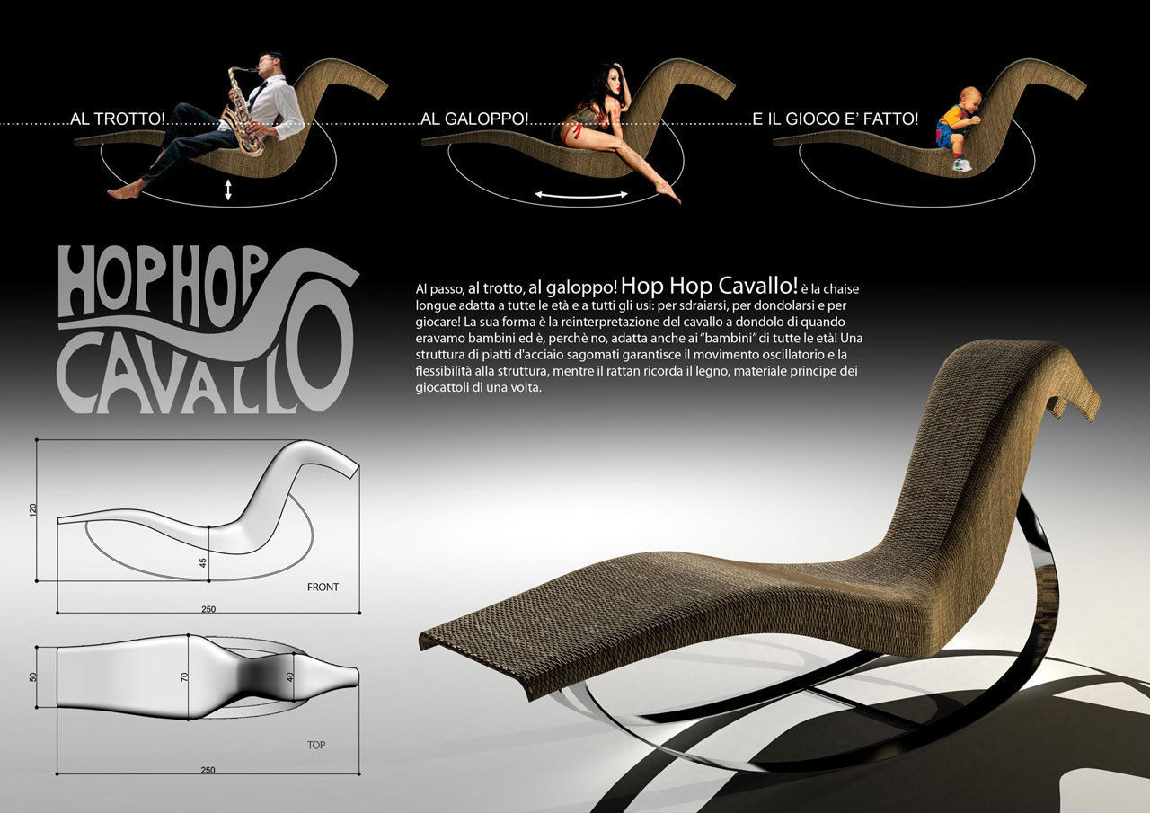 Hop Hop Cavallo!, Marco Braccini Architetto Marco Braccini Architetto สวน เฟอร์นิเจอร์