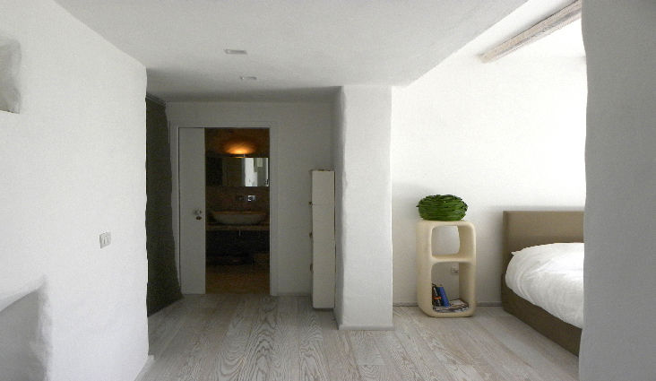 casa GM, 0-co2 architettura sostenibile 0-co2 architettura sostenibile Dormitorios de estilo mediterráneo