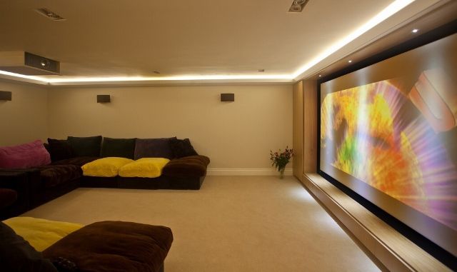 Home Cinema Inspire Audio Visual 클래식스타일 미디어 룸