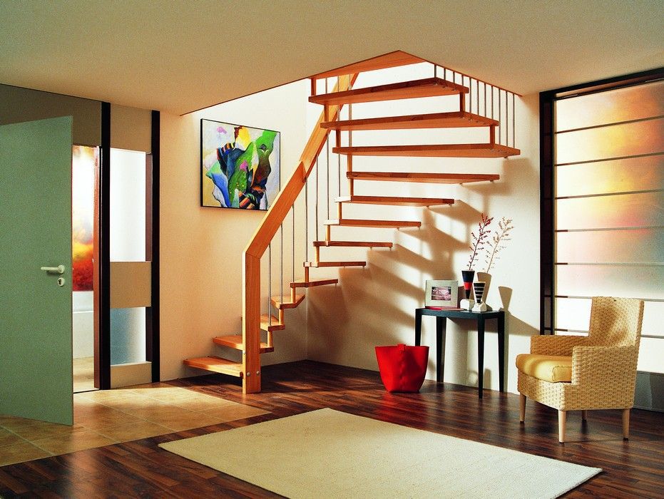 Escalier suspendu, ASCENSO ASCENSO Коридор, прихожая и лестница в модерн стиле