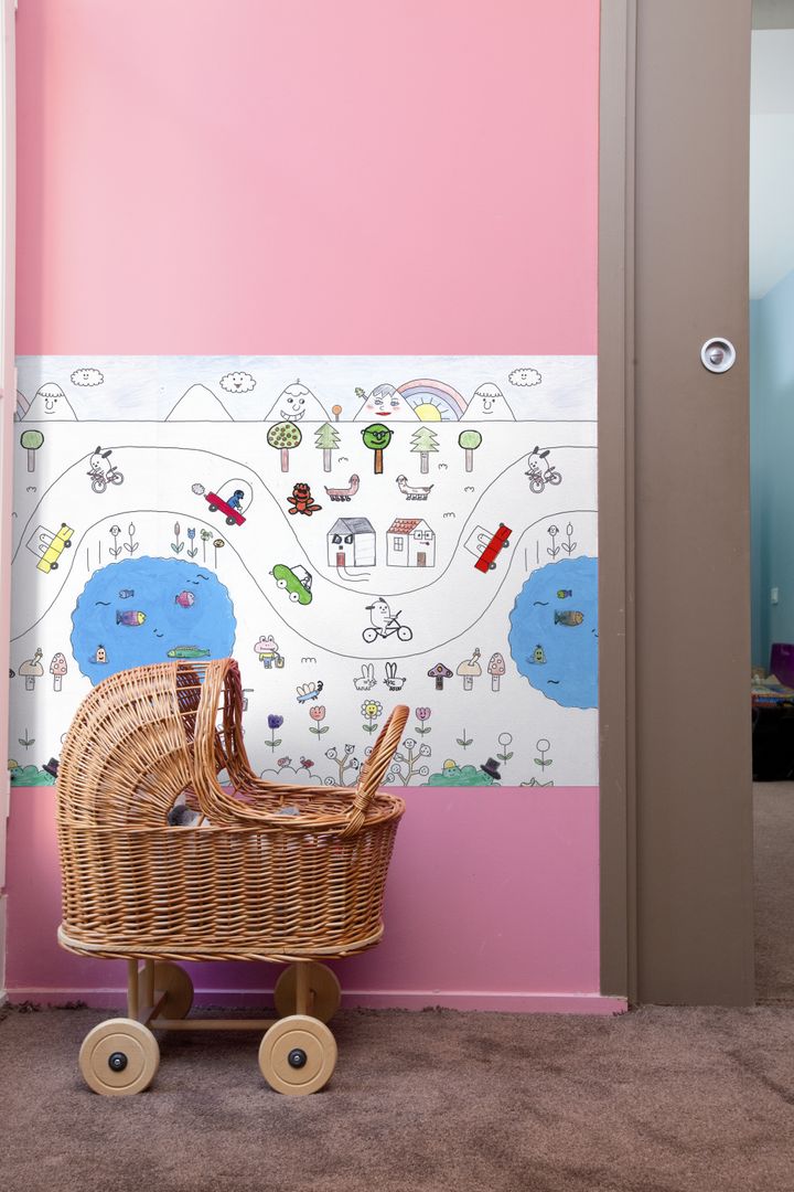 On the Road. Papel para dibujar y colorear Desdelfaro S.L. Dormitorios para niños: Diseños y decoración Accesorios y decoración