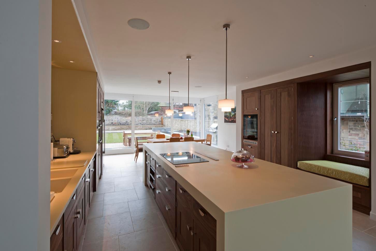 New villa in West Edinburgh - Kitchen ZONE Architects บ้านและที่อยู่อาศัย