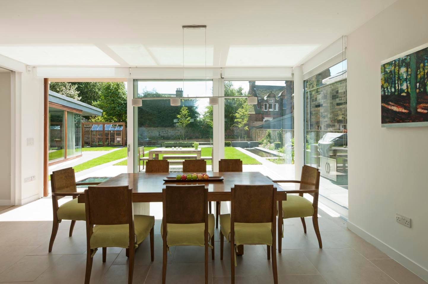 New villa in West Edinburgh - Dining Room ZONE Architects บ้านและที่อยู่อาศัย