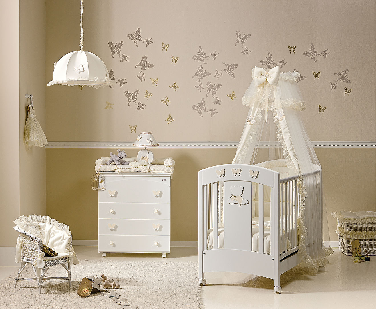 Collezione Sissi, Picci Picci Classic style nursery/kids room Wardrobes & closets