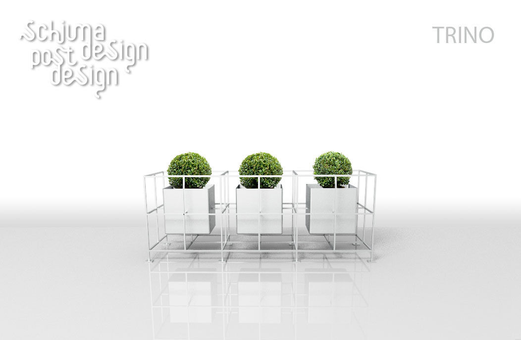 Uno e Trino, SCHIUMA POST DESIGN SCHIUMA POST DESIGN Patios Plants & flowers