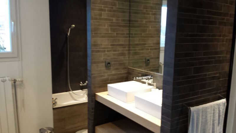 salle de bains ZEN, agence concept decoration agence concept decoration Modern Banyo