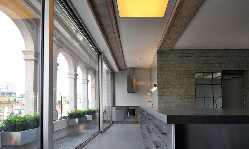 Shoreditch Church Penthouse, Space Group Architects Space Group Architects Cozinhas modernas