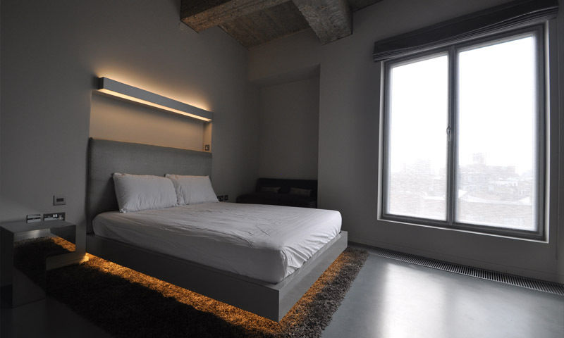 Shoreditch Church Penthouse, Space Group Architects Space Group Architects Modern style bedroom