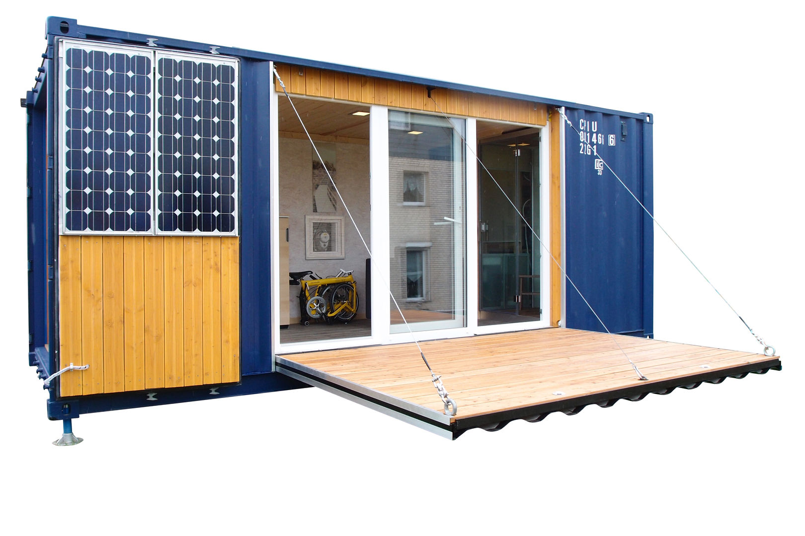 Pocketcontainer die Mikrowohnung im Überseecontainer, Stefan Brandt - solare Luftheizsysteme und Warmuftkollektoren Stefan Brandt - solare Luftheizsysteme und Warmuftkollektoren