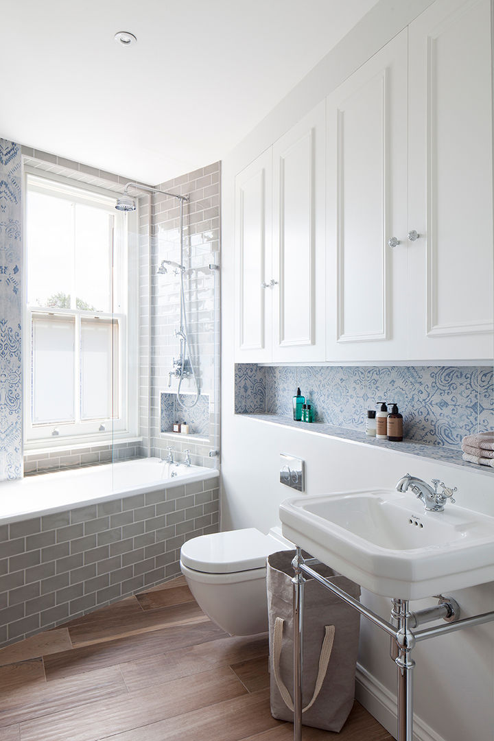 Oakhill Court, Putney, Ardesia Design Ardesia Design Rustikale Badezimmer