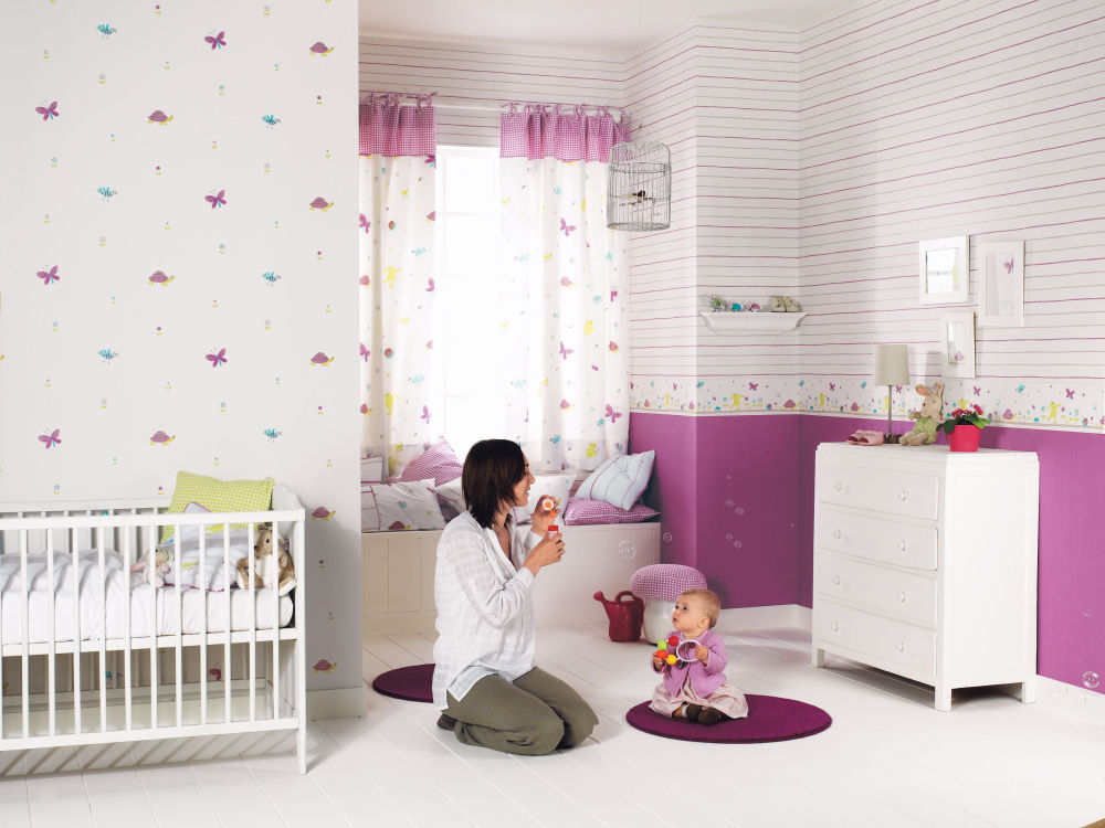 Kindertapeten von Casadeco, Fantasyroom-Wohnträume für Kinder Fantasyroom-Wohnträume für Kinder Chambre d'enfant classique