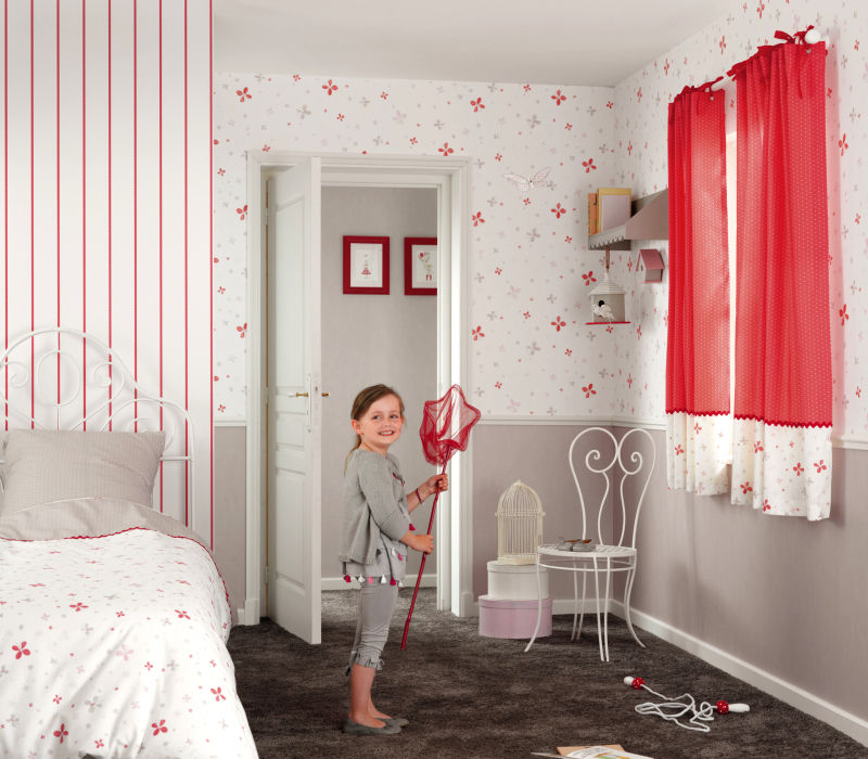 Kindertapeten von Casadeco, Fantasyroom-Wohnträume für Kinder Fantasyroom-Wohnträume für Kinder クラシックデザインの 子供部屋