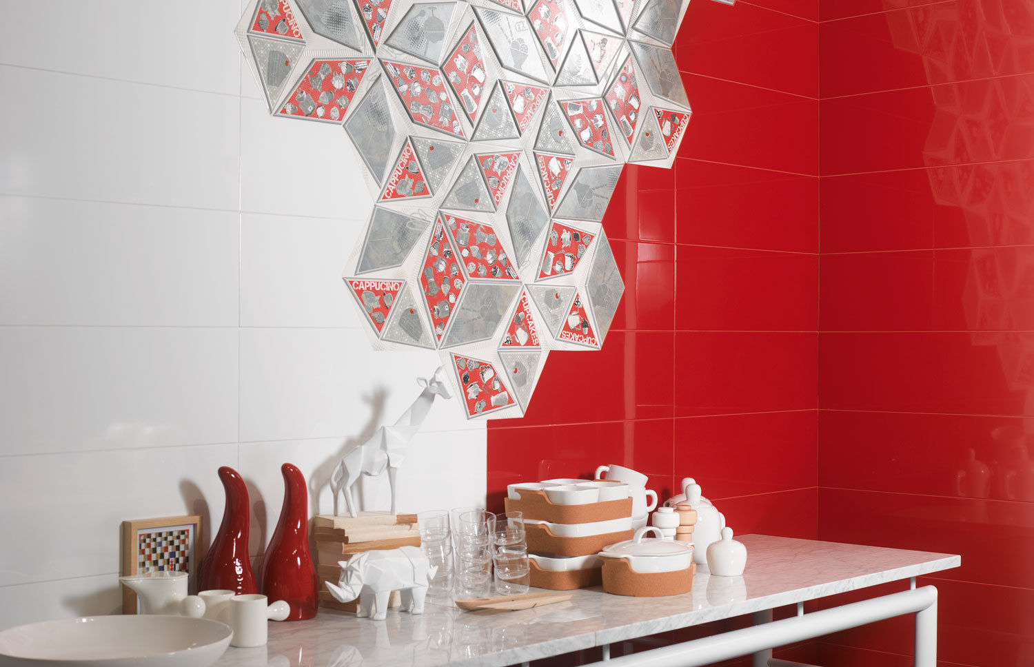 Cocinas, Porcelanite Dos Porcelanite Dos Tường & sàn: thiết kế nội thất · bố trí · Ảnh Tiles