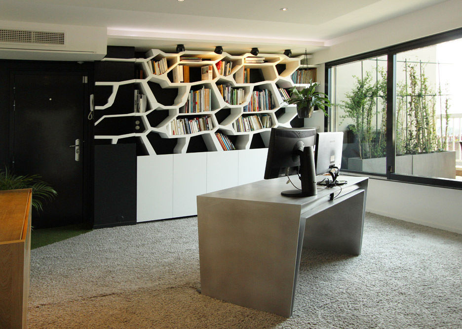 Pelleport, Agence Glenn Medioni Agence Glenn Medioni Study & office design ideas