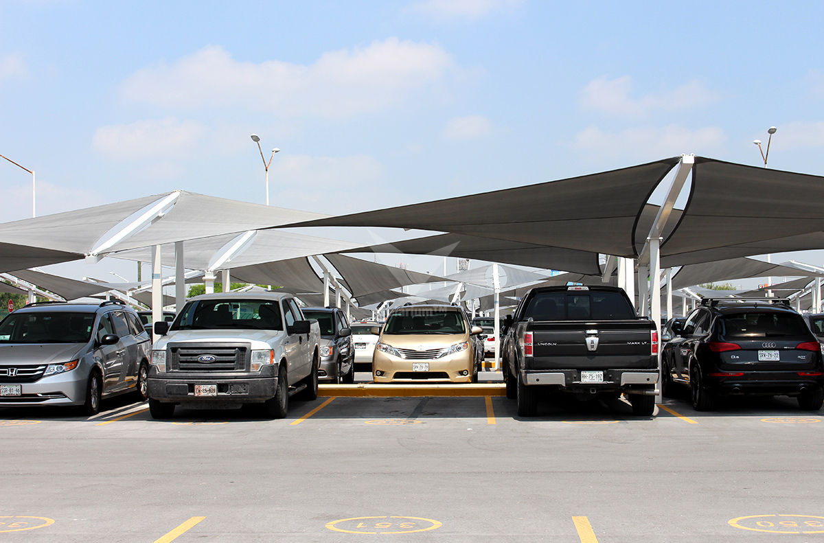 Estacionamientos, Velarium Shadeports Velarium Shadeports مساحات تجارية مطار